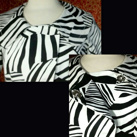 KENNETH COLE REACTION zebra print jacket 10✨ - Picture 8 of 8